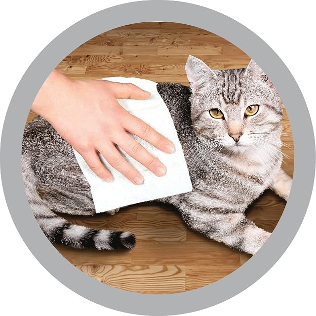 Foto 3 de 3 de FURminator Shed Control Cloths for cats 12 pcs
