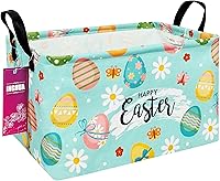 Vista 14 de Cesta de almacenamiento rectangular de tela, organizador de cesta para juguetes, libros, ropa, regalos, mascotas - Perfecta para el hogar, oficina