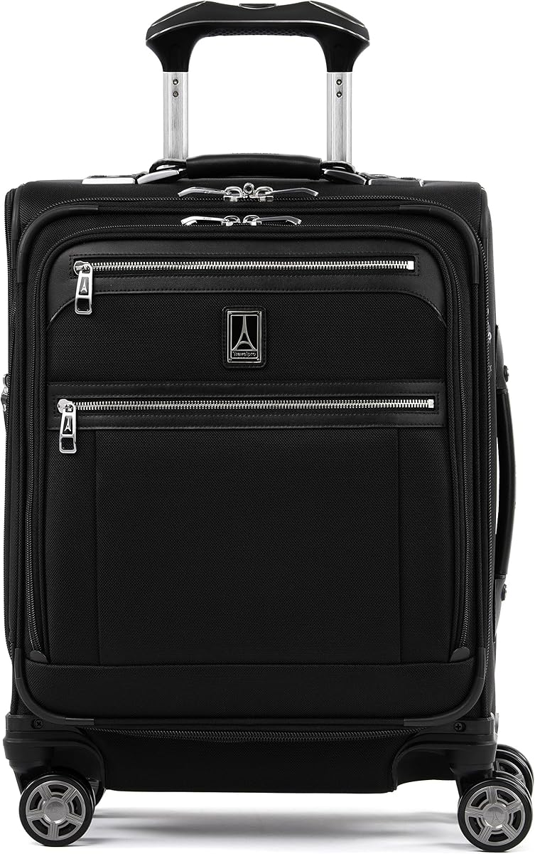 Platinum Elite International Carry-On Spinner, Black, 19-Inch