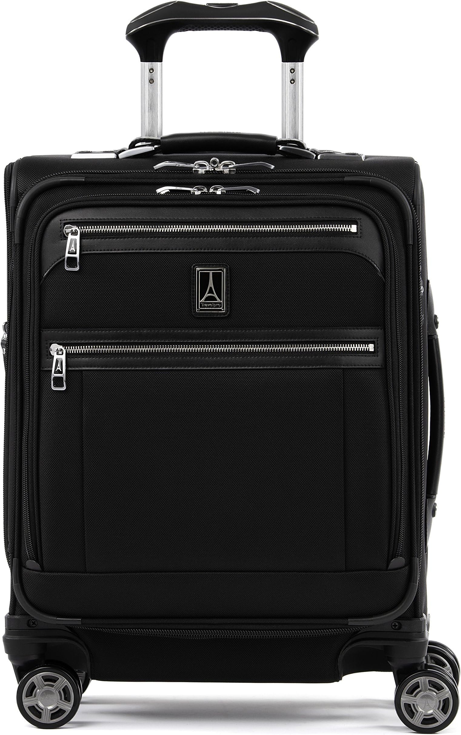 Luggage Platinum Elite 20" Carry-on Intl Expandable Spinner w/USB Port, Shadow Black