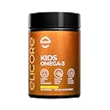 Kids Omega 3 Gummies DHA & EPA Fish Oil Supplement for Brain, Vision & Immune Health - Non-GMO, Gluten-Free Orange Flavor Chewable Omega 3 for Kids Gummy 4+ - 60 Count