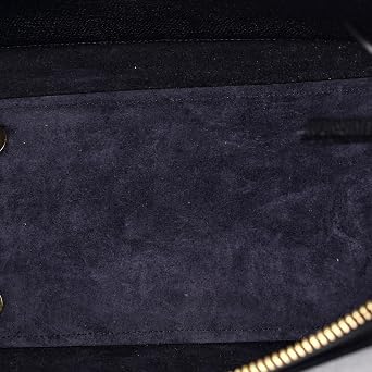 Pre-Loved Belt Bag Textured Leather Mini, Black