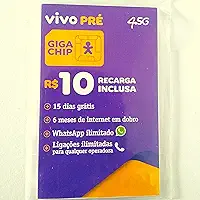 Chip Vivo + Recarga Combo