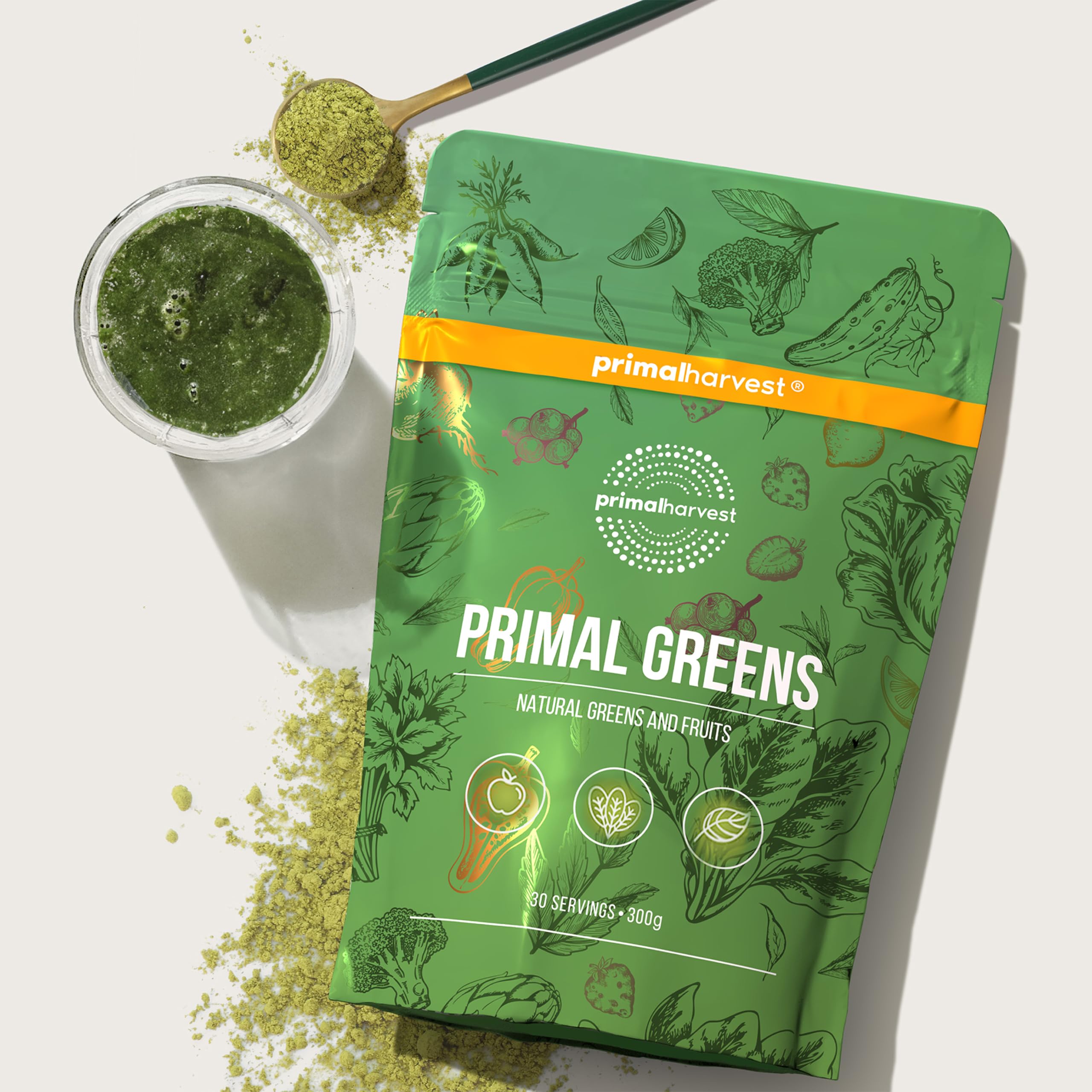 Primal Greens - complément alimentaire poudre vegan, sans gluten
