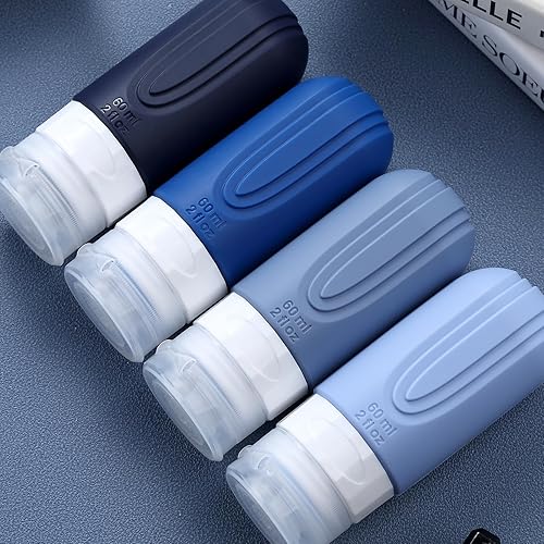 Miniatura 113 de Botellas de viaje para artículos de tocador, aprobados por la Tsa, recipientes de tamaño de viaje de 3 onzas, sin BPA, a prueba de fugas