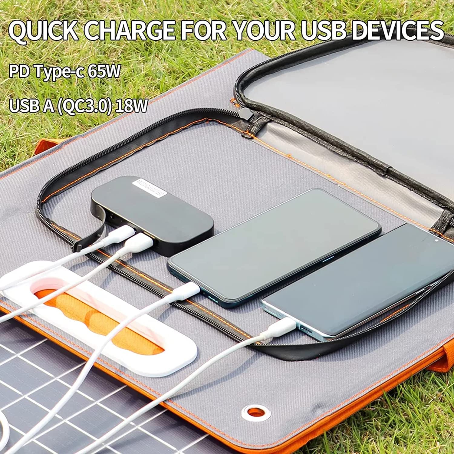Stazione di Alimentazione Portatile con Pannello Solare da 100 W, 1100 Wh 1200 W Solare, Batteria di Backup per Campeggio, Camper, interruzione di Corrente, Fuori Rete, Emergenza Domestica
