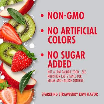 V8 +SPARKLING ENERGY Strawberry Kiwi Energy Drink, Made with Real Vegetable and Fruit Juices, 11.5 FL OZ Can (Pack of 4)