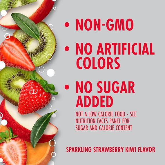 V8 +SPARKLING ENERGY Strawberry Kiwi Energy Drink, Made with Real Vegetable and Fruit Juices, 11.5 FL OZ Can (Pack of 4)