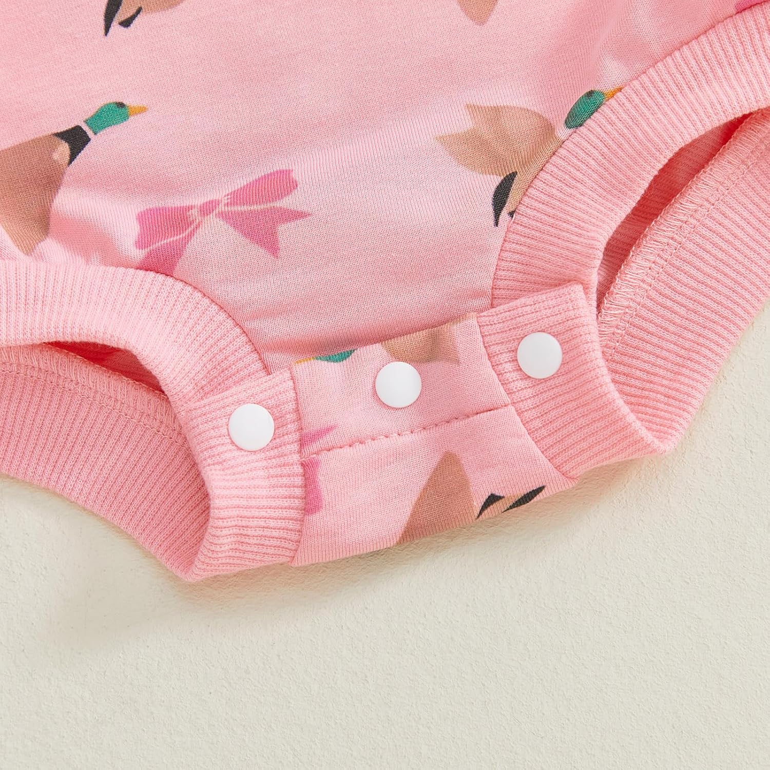 Baby Girl Silly Goose Clothes Long Sleeve Bubble Romper Waffle Bodysuit Fall Winter Outfit - Image 6