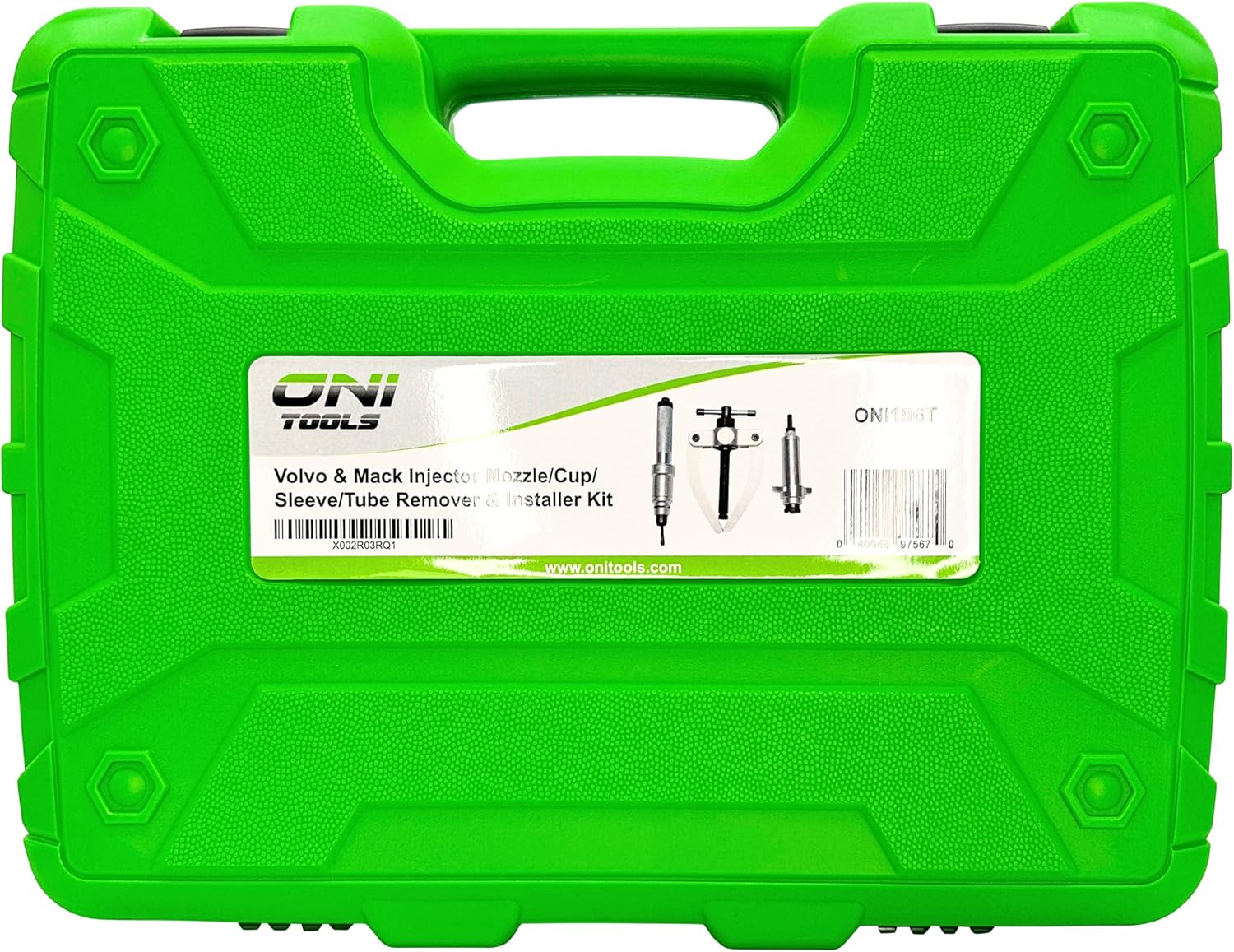 Injector Nozzle/Cup/Sleeve/Tube Remover & Installer Kit for Volvo FM12 D11 D12 D13 D16 & Mack Truck MP7 MP8 MP10 Engine Alternative Set to OEM 9986174 88800387 88800196 88800513 by Oni Tools