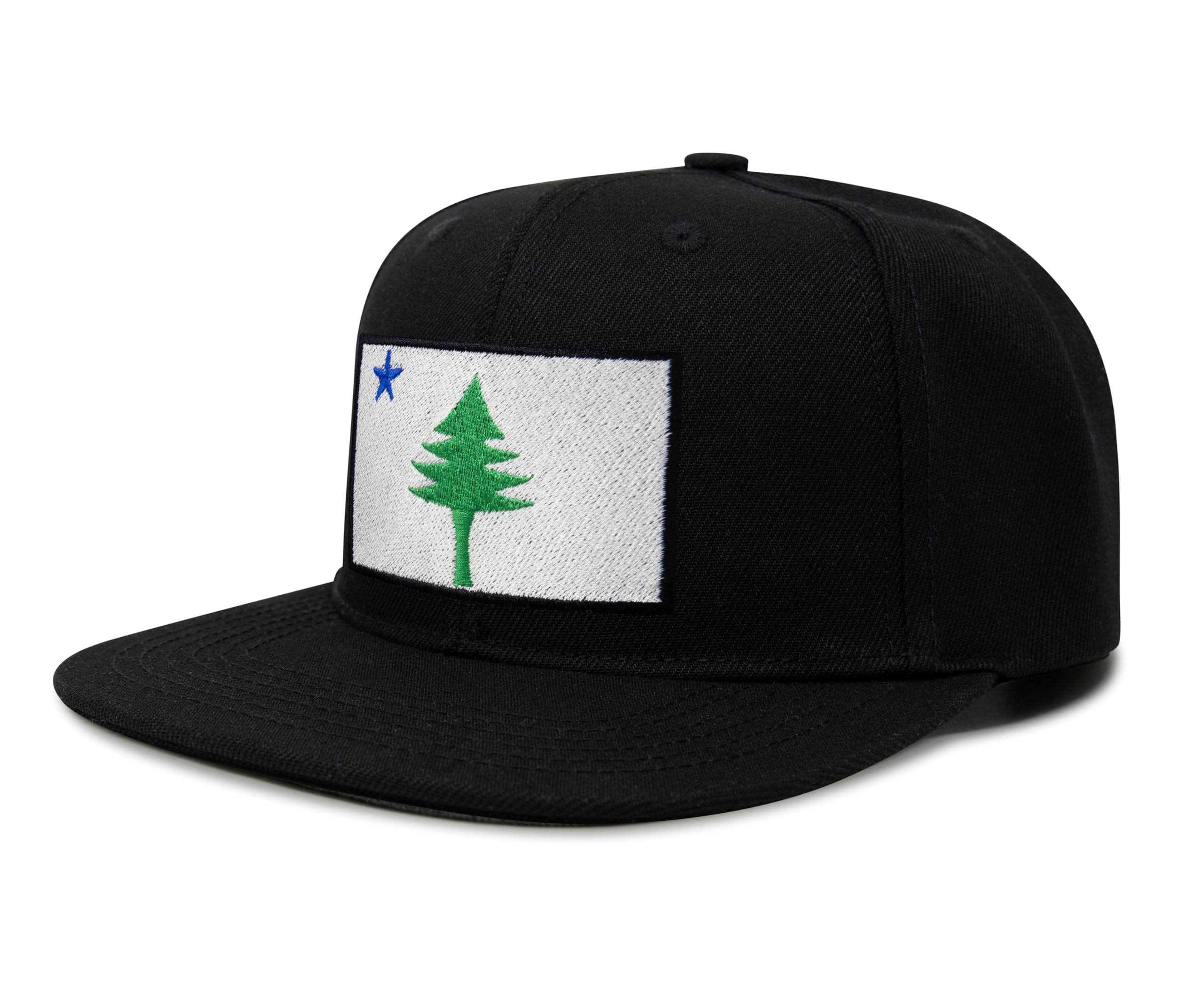 International Tie State Hat for Men and Women, Adjustable Snapback Trucker Baseball Cap with Embroidered Patch