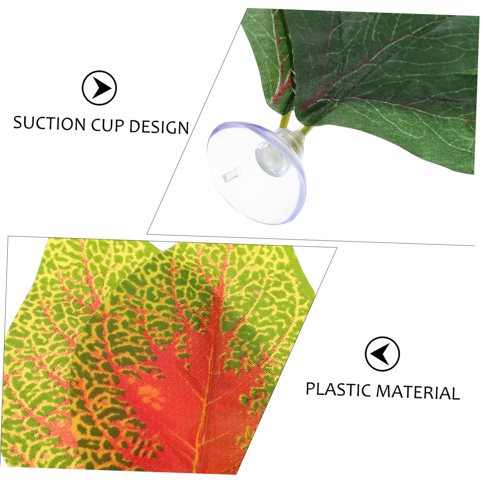 Yardwe 16stücke Dekorative Kunstpflanzen Für Aquarien Plastikpflanzen Für Fischbecken Und Terrarien Langlebige Und Pflegeleichte Landschaftsdekoration Mit Natürlichem Aussehen