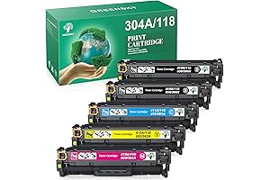 GREENSKY Remanufactured Toner Cartridge Replacement for Canon 118 HP CP2025