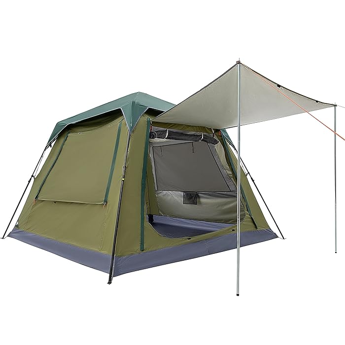 Buy Ubon 6 Person Family Camping Tent 2 Doors Family Large Tent 30