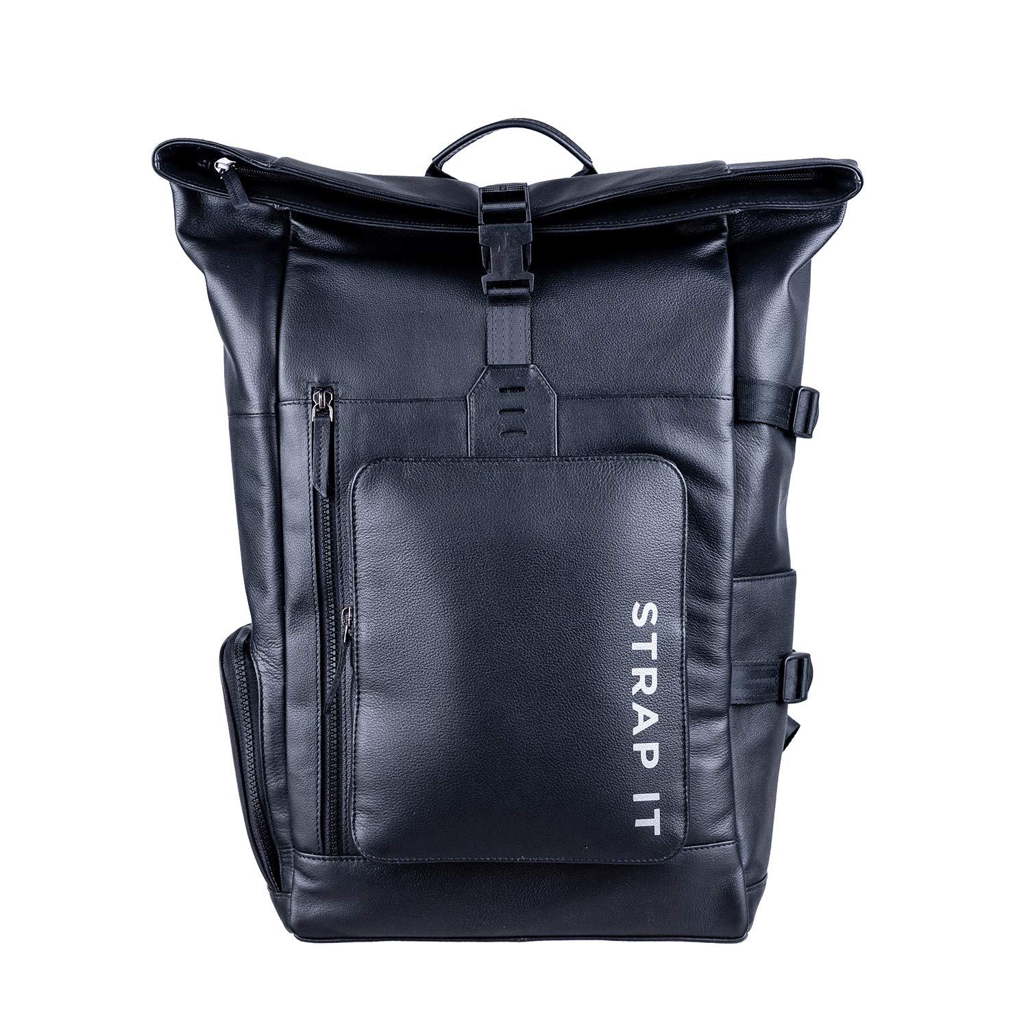 Strap It Frank Rolltop Backpack for Laptops up to 15" in Genuine Leather (B08VHJM79D) Amazon Price History, Amazon Price Tracker