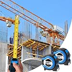 8 En vrac, mesure de la bande 25 Ft, Bande de mesure rétractable, Mesure de bande de pouce impériale avec fractions, Double côté Easy Read Bande de mesures pour les ingénieurs Construction Menuiserie Architecte Travail du bois