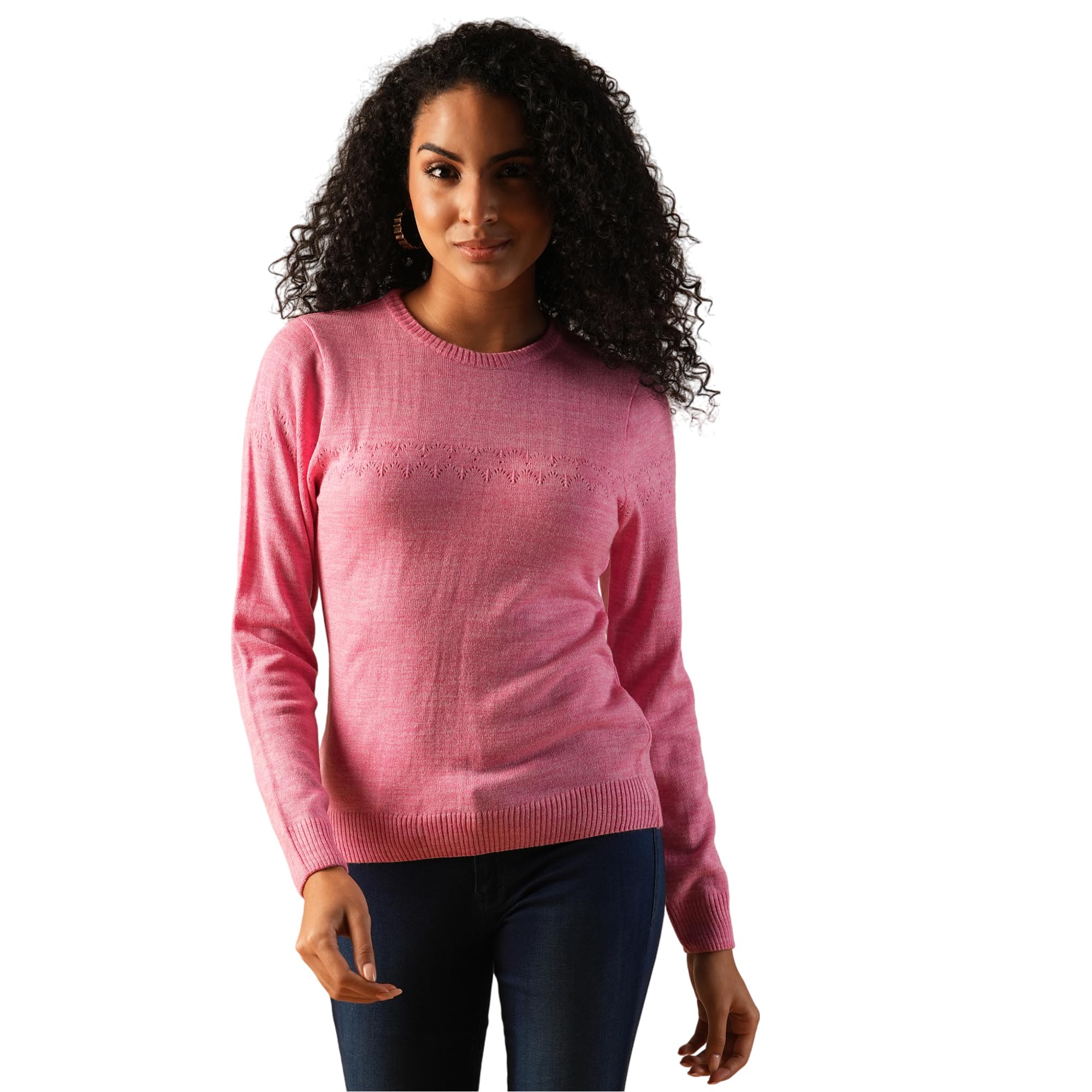 Women Sweaters (GS567000_Pink_S)-image-1