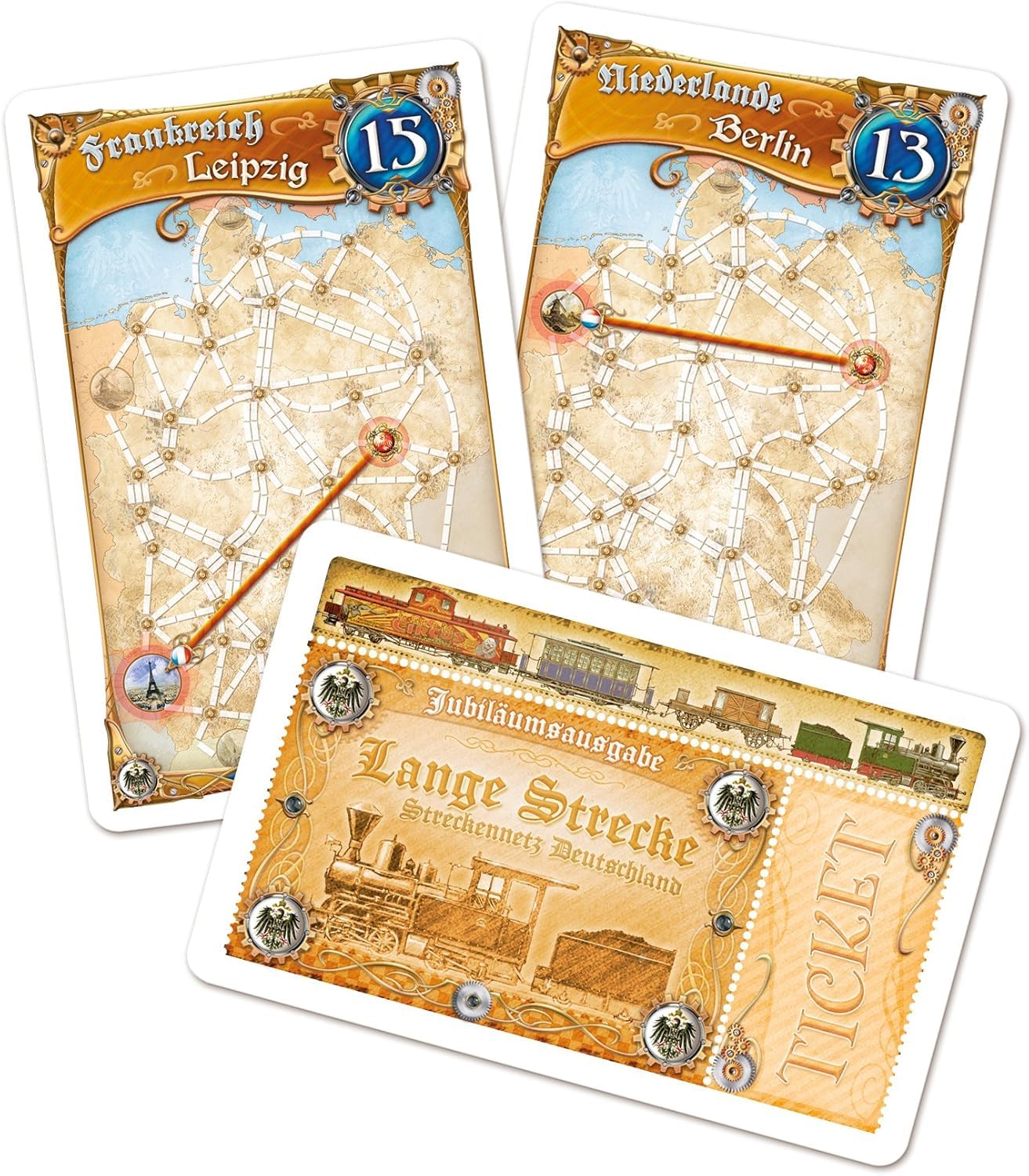 Los aventureros del riel: Alemania – Asmodee – Juego de Mesa – Juego de Estrategia