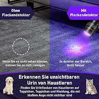 Eletorot UV LED Zseblámpa Fekete Fény Alumínium Házban 3