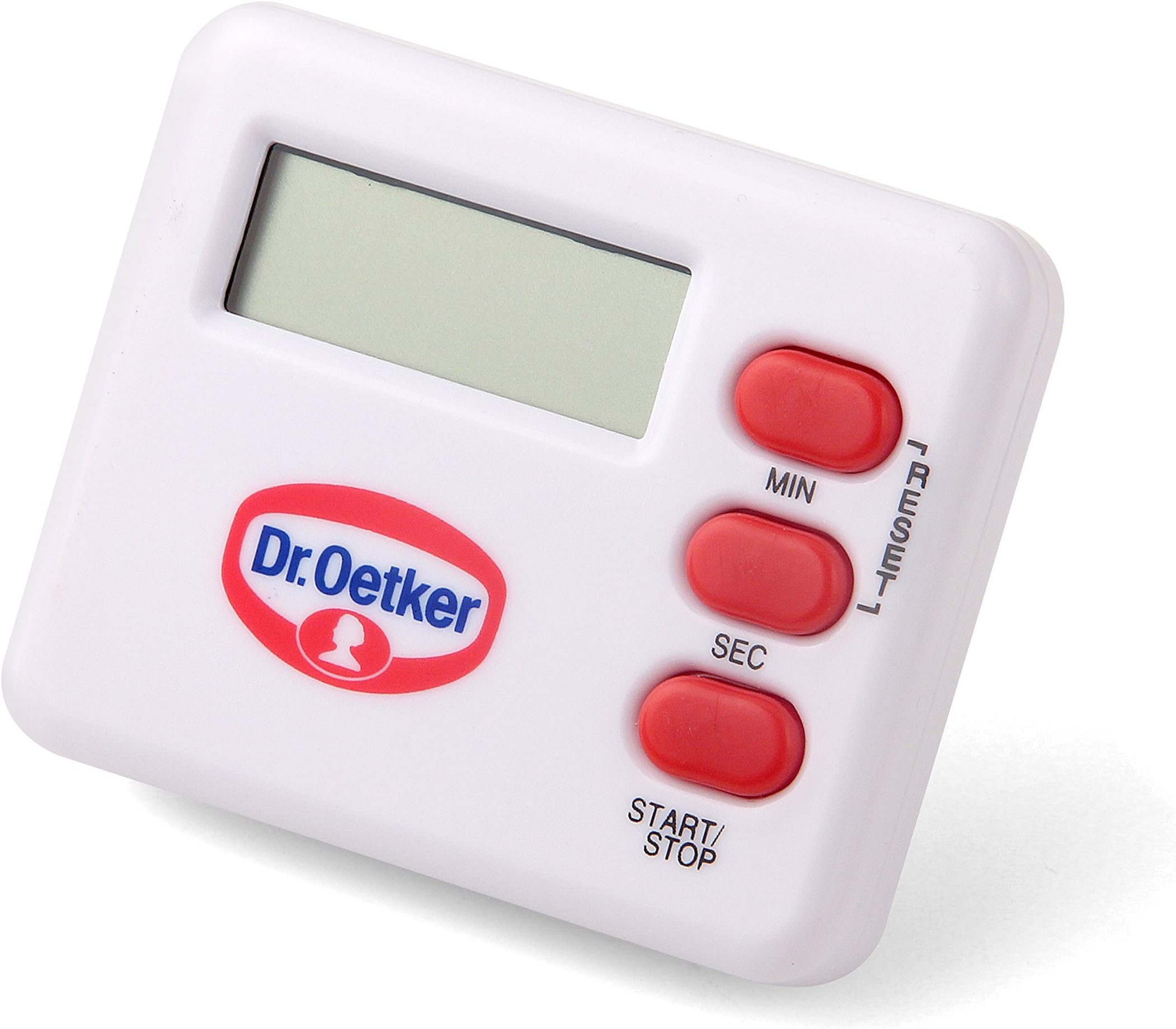 Dr. Oetker Digital Kitchen Timer Classic 5x6 cm in White, 5 x 6 x 3 cm