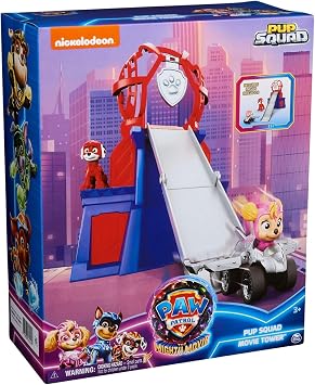 SPINMASTER Spin Master Paw Patrol The Movie 2 Rescue Tower Set + Pup Squad Accessories