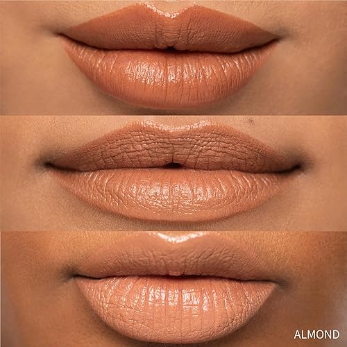 Miniatura 2 de Naturabloom Lápiz labial vegano (almendra)  Lápiz labial sensacional de un solo golpe de larga duración de aceites y mantequillas naturales  Color