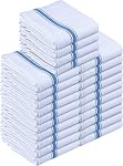 Utopia Towels Kitchen Dish Towels - 100% Cotton Dish Towels - Reusable Cleaning Kitchen Towels - Super Absorbent - Washable Dish Towels - 15 x 25 Inches (12-Pack, Green)