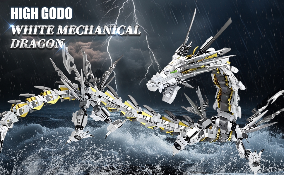 Amazon.com: HIGH GODO Dragon Building Blocks Sets for Adults