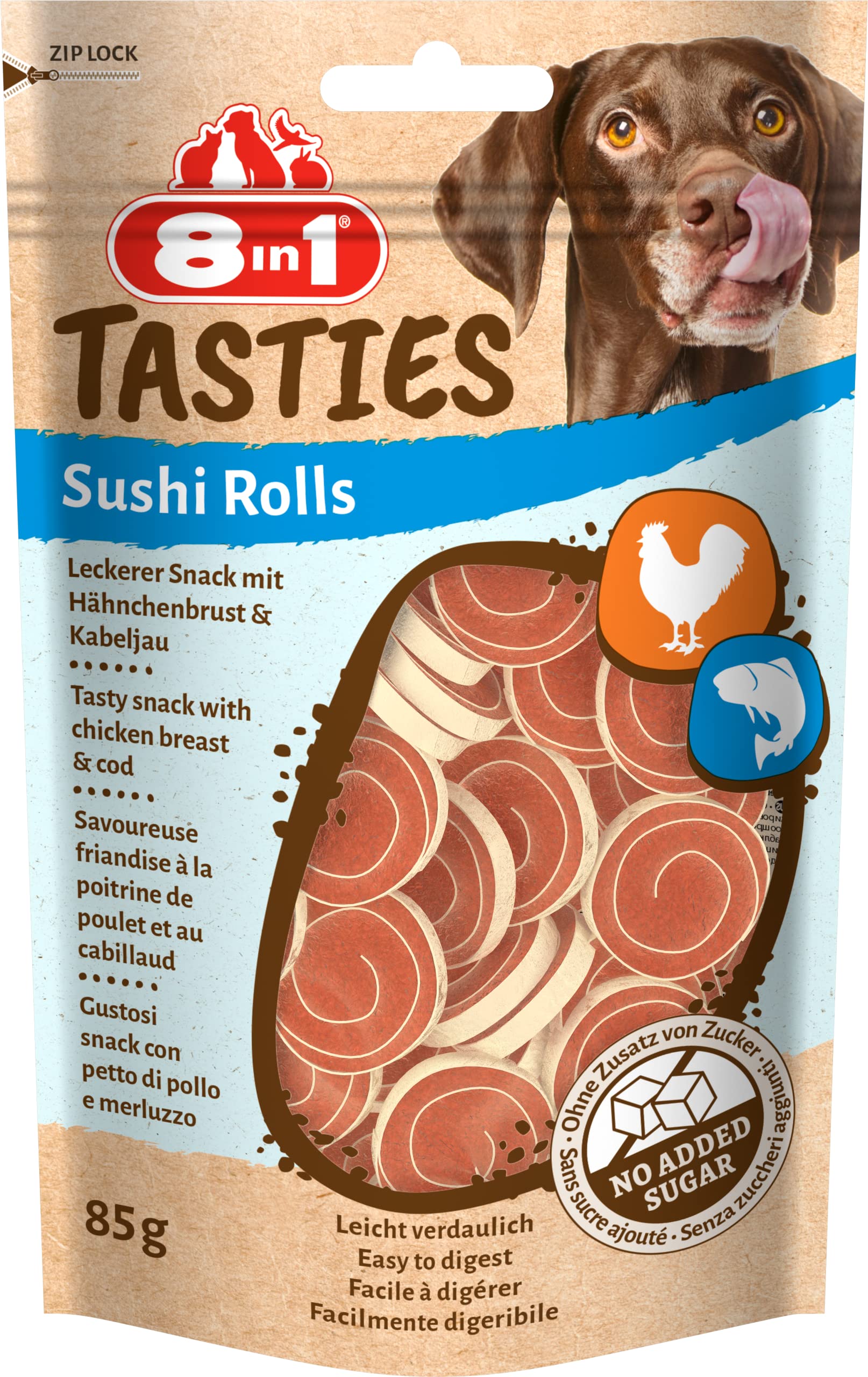 8in1 Tasties sushi Rolls dog snack