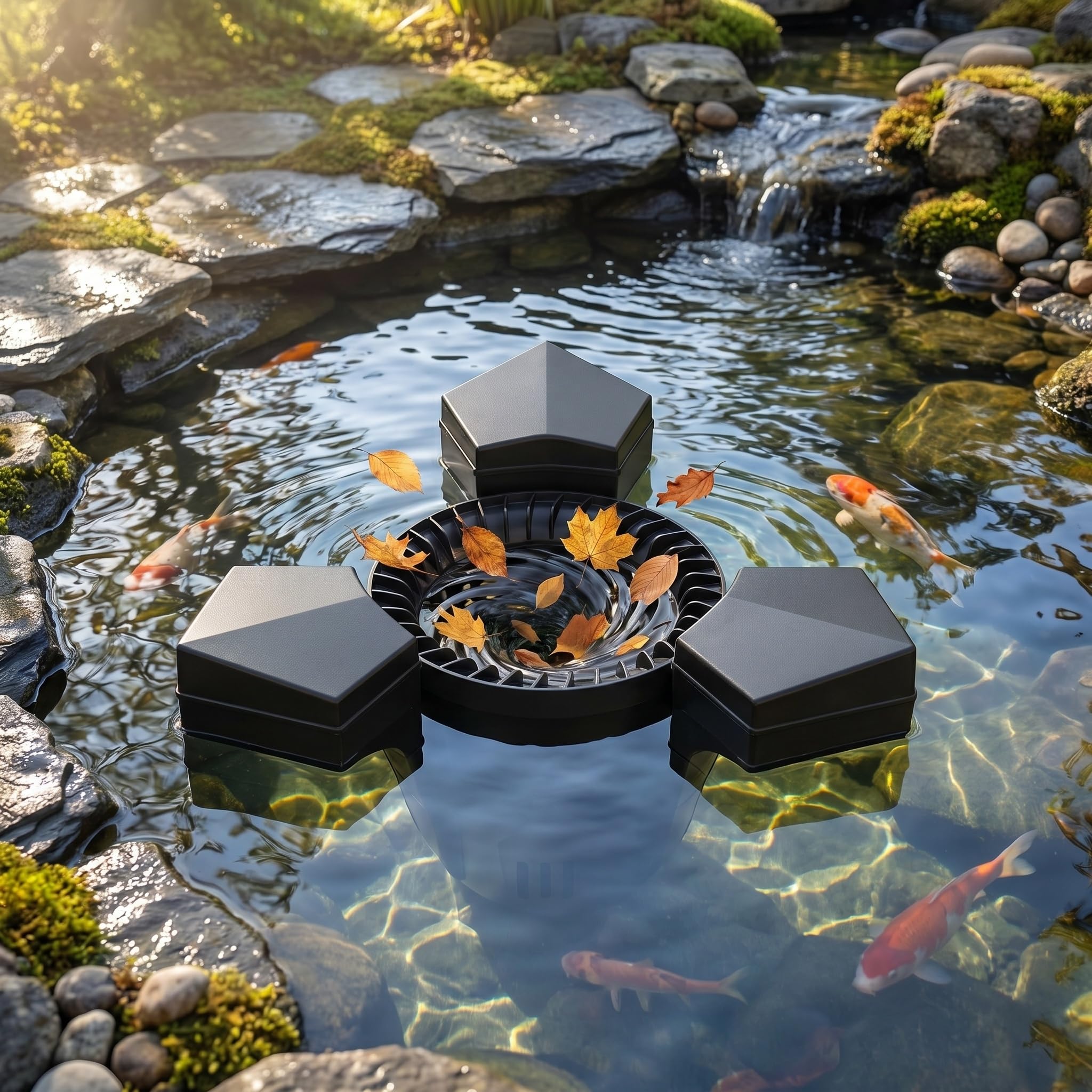 Skimmer Flotante Eficiente para Estanques con Bomba: El Limpiador De Superficie Definitivo para Estanques Y Lagos Exteriores. Incluye Cable De Alimentación Largo para Un Uso Sencillo. 43w