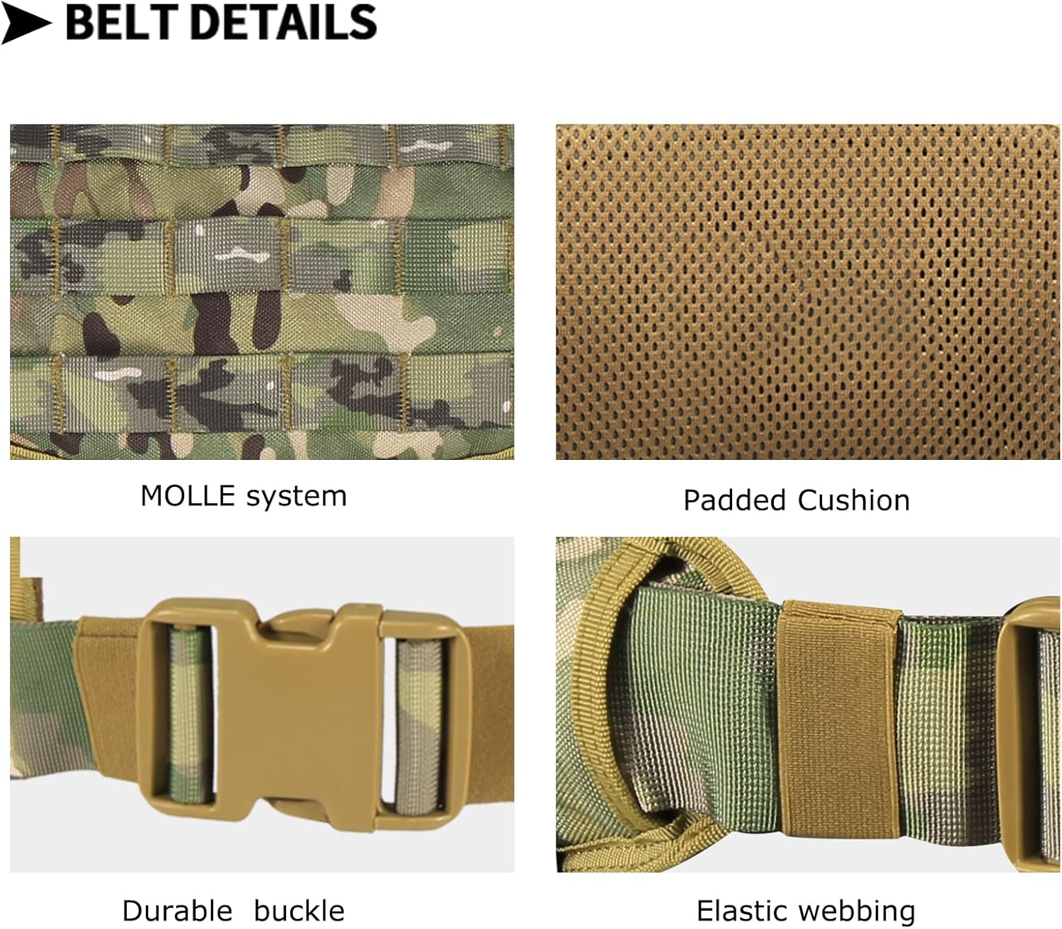 YAKEDA Tactical Outdoor Vest &Tactical Battle Belt