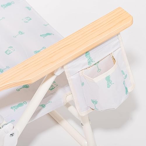 Miniatura 4 de Business & Pleasure Co. Margaritaville Manana - Silla de playa con mochila reclinable, plana y reclinable, ligera y portátil, bolsillo aislado para