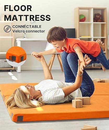 Vista 21 de Colchón de espuma viscoelástica gruesa de 3 pulgadas para acampar [coche/tienda de campaña/cuna] Glamping portátil, colchón de futón enrollable