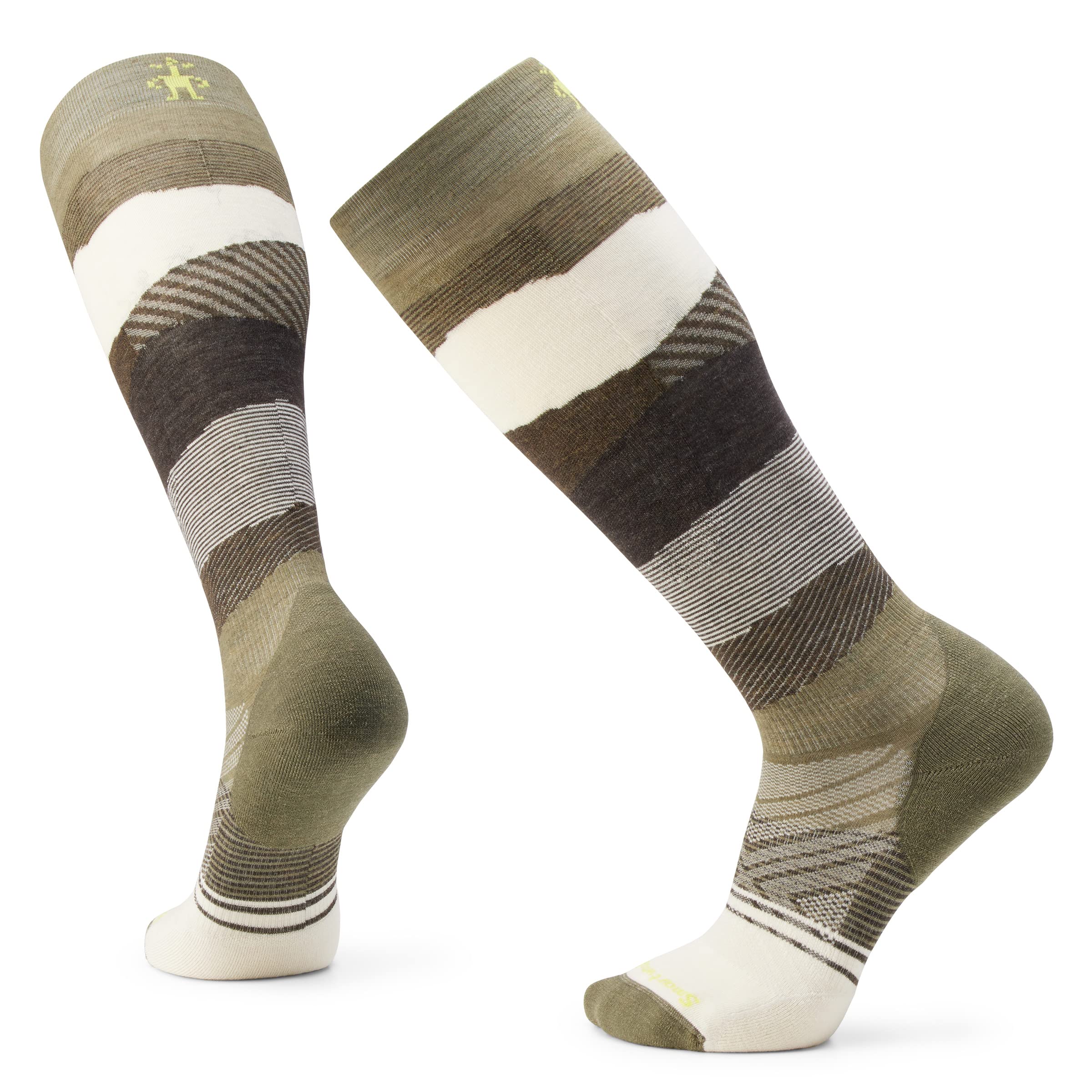 Smartwool Ski TC Patterned OTC Socks M Winter Moss