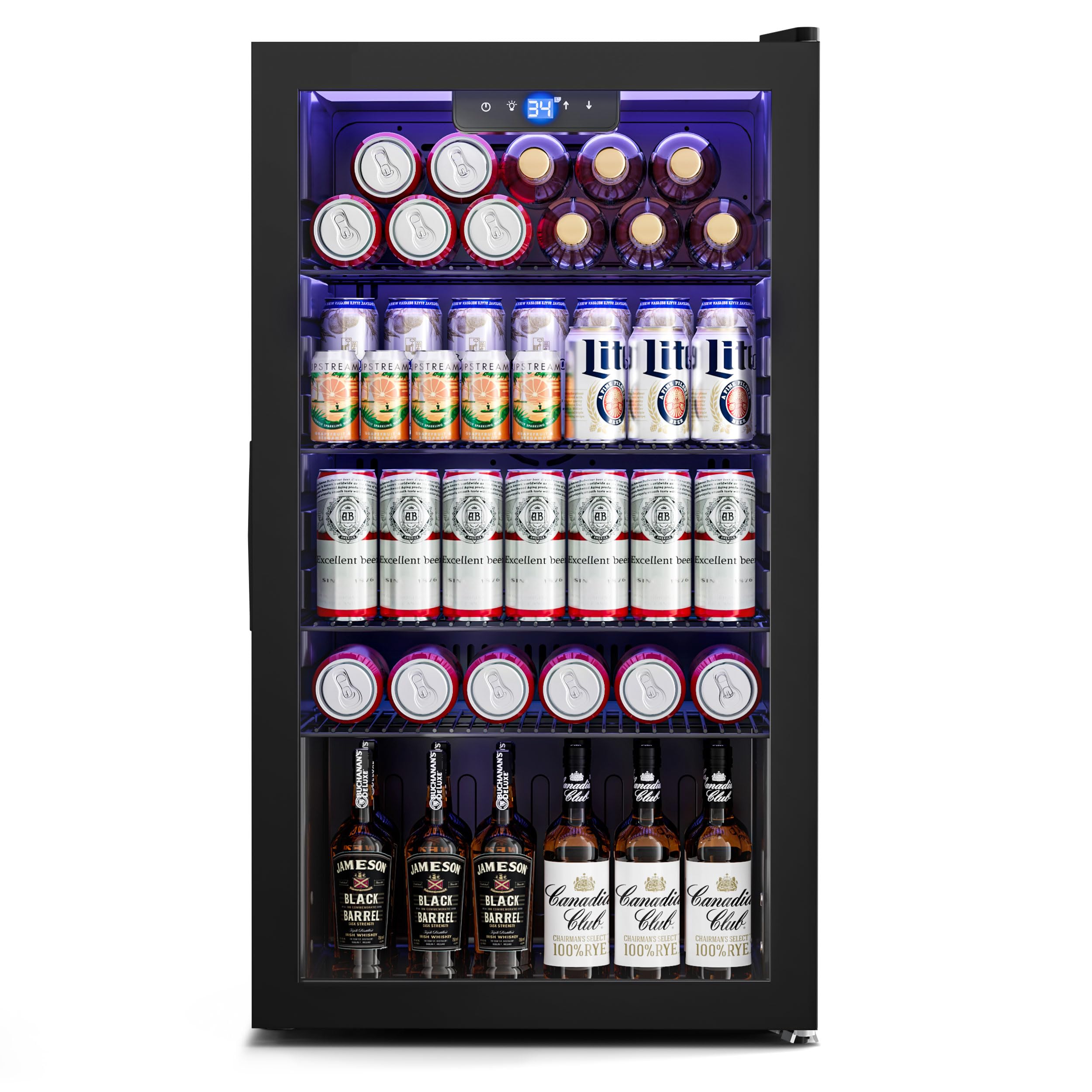 Manastin 1089 1.5 cu ft Beverage Cooler Black