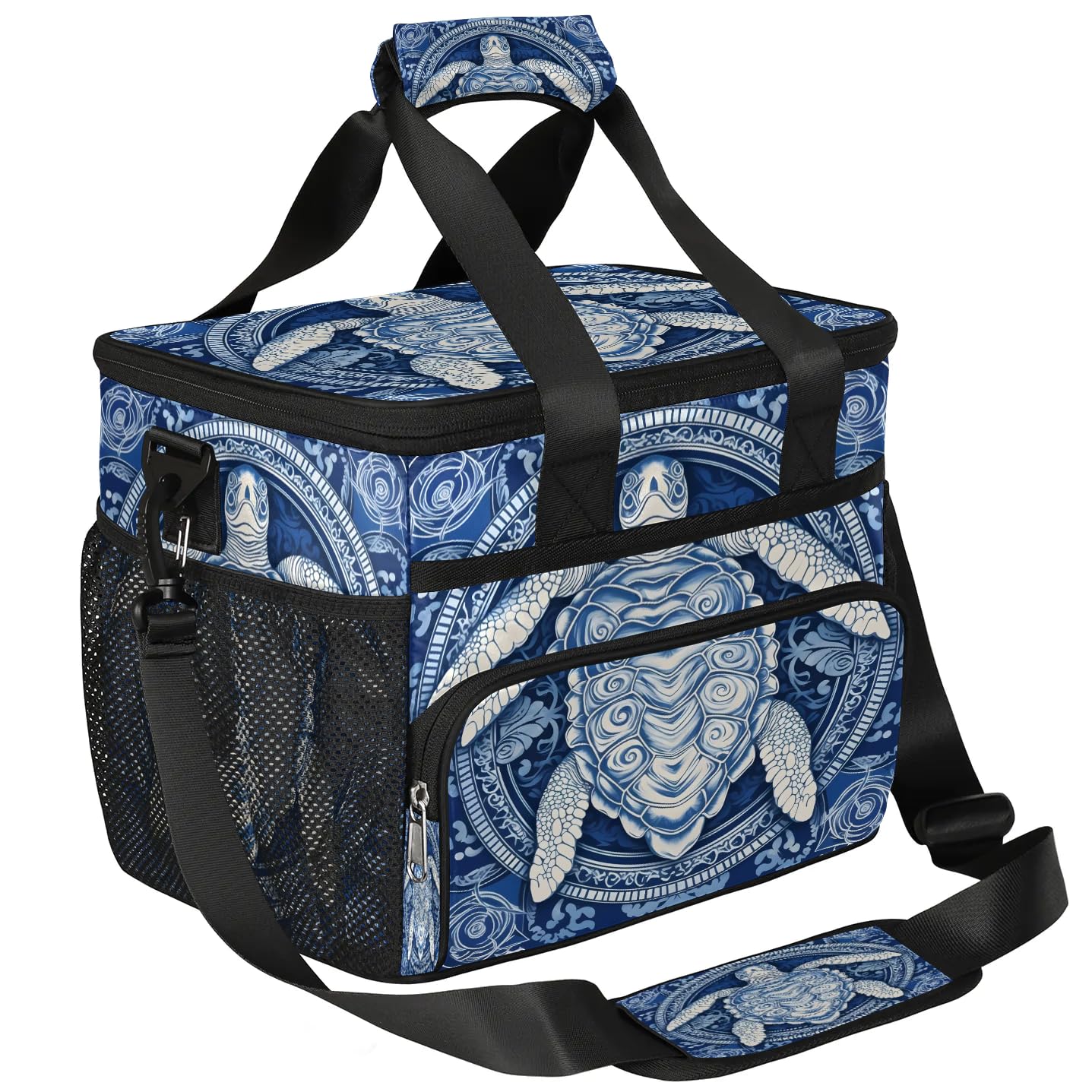 Lunch Box for Men Heavy Duty Insulated Lunch Bag for Women Ethnic Sea Turtle Lunchbox for Adults Lunch