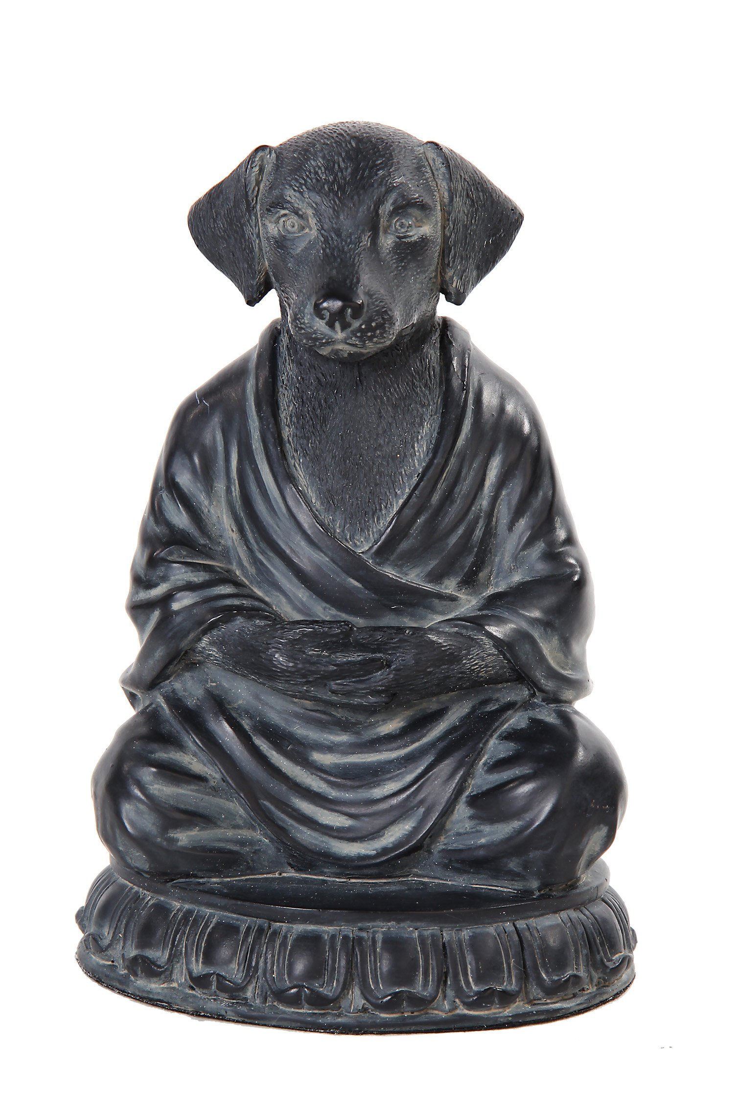 Pacific Trading Relaxing Meditating Dog Decorative Tabletop Figurine, 6 inch