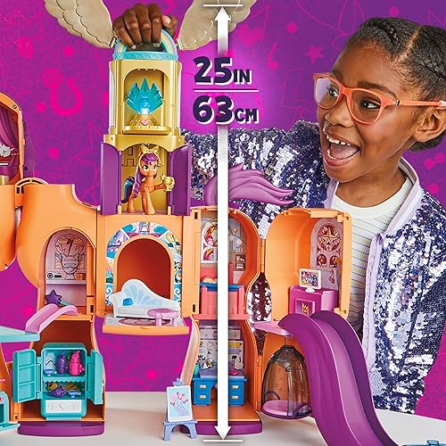 Miniatura 12 de Juguetes My Little Pony, Set de Juego Revelado de Sunny, Muñecas Transformables de 25 Pulgadas de Altura y Juguetes Interactivos para Niñas y Niños
