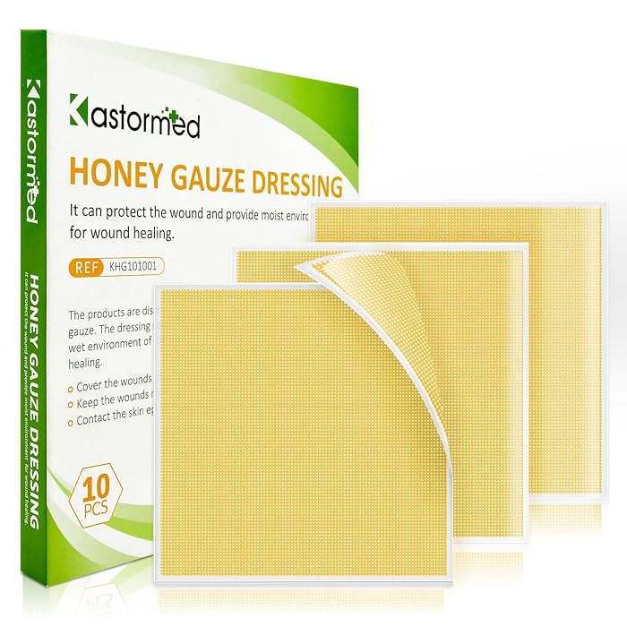 Buy Kastormed Honey Gauze Dressing, Manuka Honey Wound Care, Medical