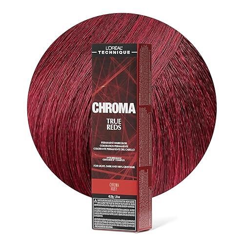 Miniatura 1 de L'oreal Paris Chroma True Reds - Tinte para el cabello, granate, 1.74 onzas