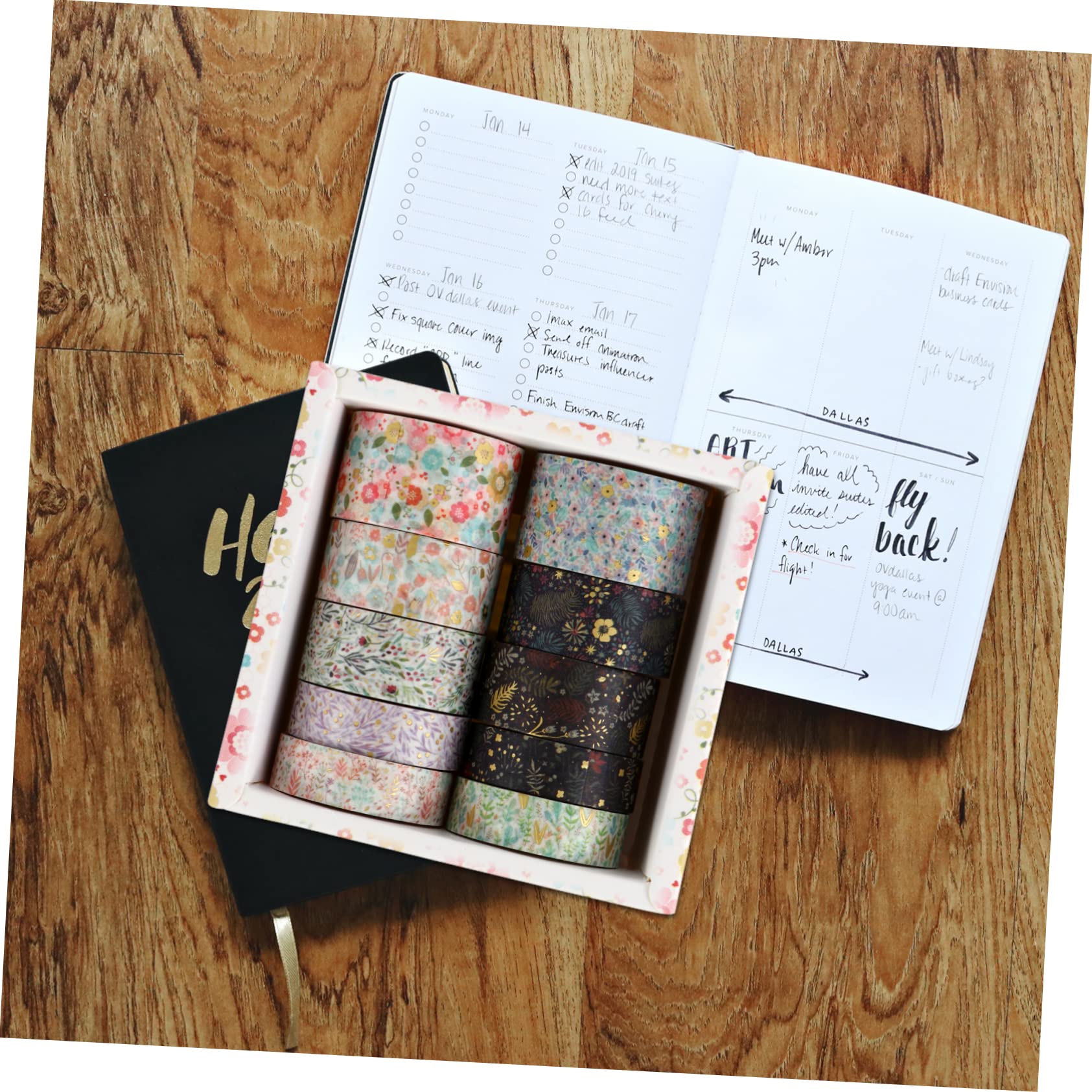 SHINEOFI 20 Nastro Adesivo Per Artigianato Di Nastro Decorativo Carta Per Scrapbooking e Design Unico e Facile Da Strappare Mano Per Decorare Inviti e Progetti Creativi