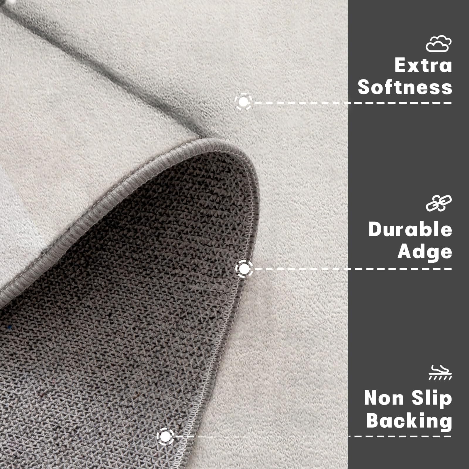 Gris-Bleu Minimaliste Modernepaillasson Durable Et Antidérapant Retient L’Eau Et Les Saletés Facile À Nettoyerpaillasson Interieur80 X 120 Cm Tapis D'Entrée Antidérapant