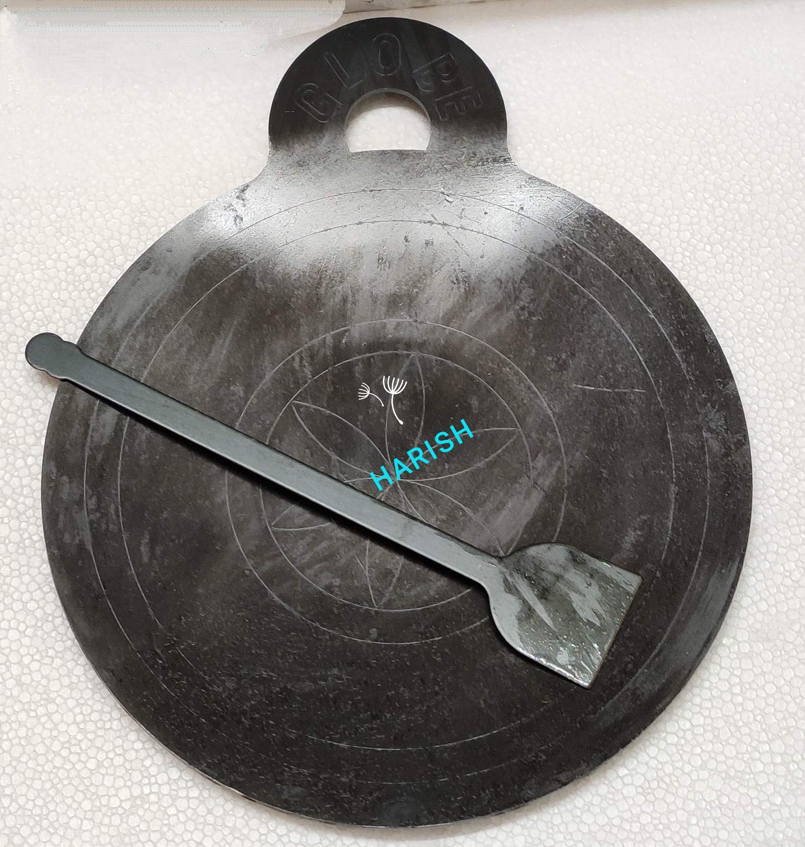 Buy HARISH Pure Iron 6 to 8 MM Thick CONCAVE ROTI/DOSA TAWA 13 INCH