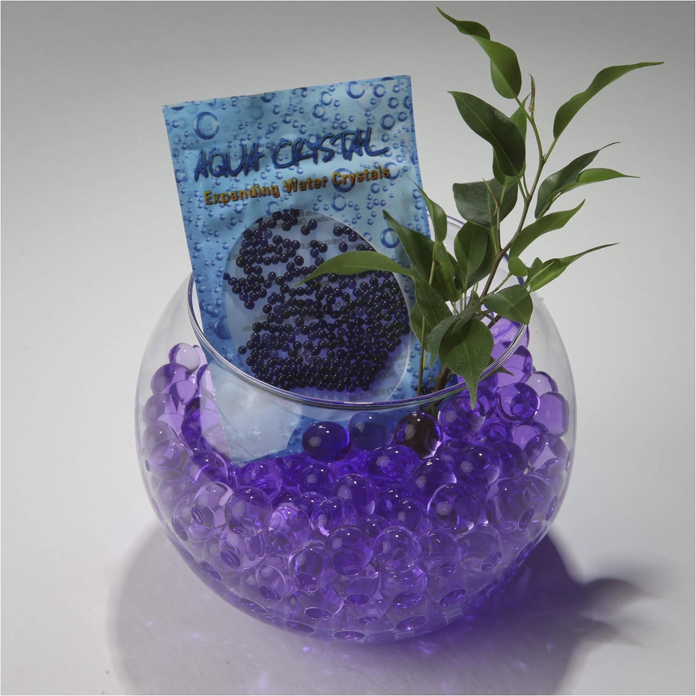 Aqua Crystal Expandable Gel Water Beads berry