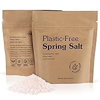 Vista 2 de Ancient Spring Salt - Orgánico, Natural - Libre de microplásticos y toxinas - Bolsa de 7 onzas