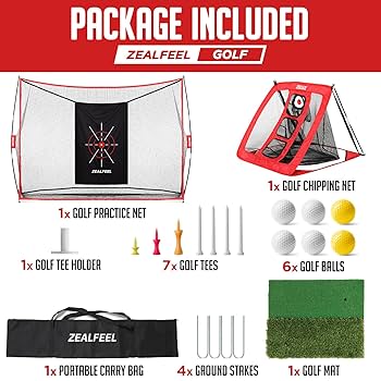 Amazon.com: ZEALFEEL Golf Net, 10x7ft Practice Net with