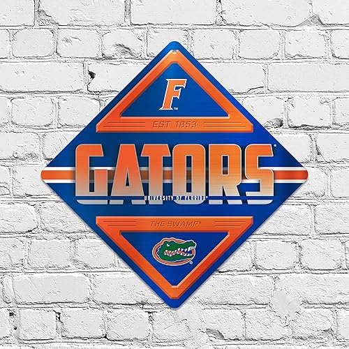 Miniatura 39 de Rico Industries NCAA - Letrero de metal estándar de 16.5 x 16.5 pulgadas, decoración del hogar, dormitorio, oficina, cueva de hombre