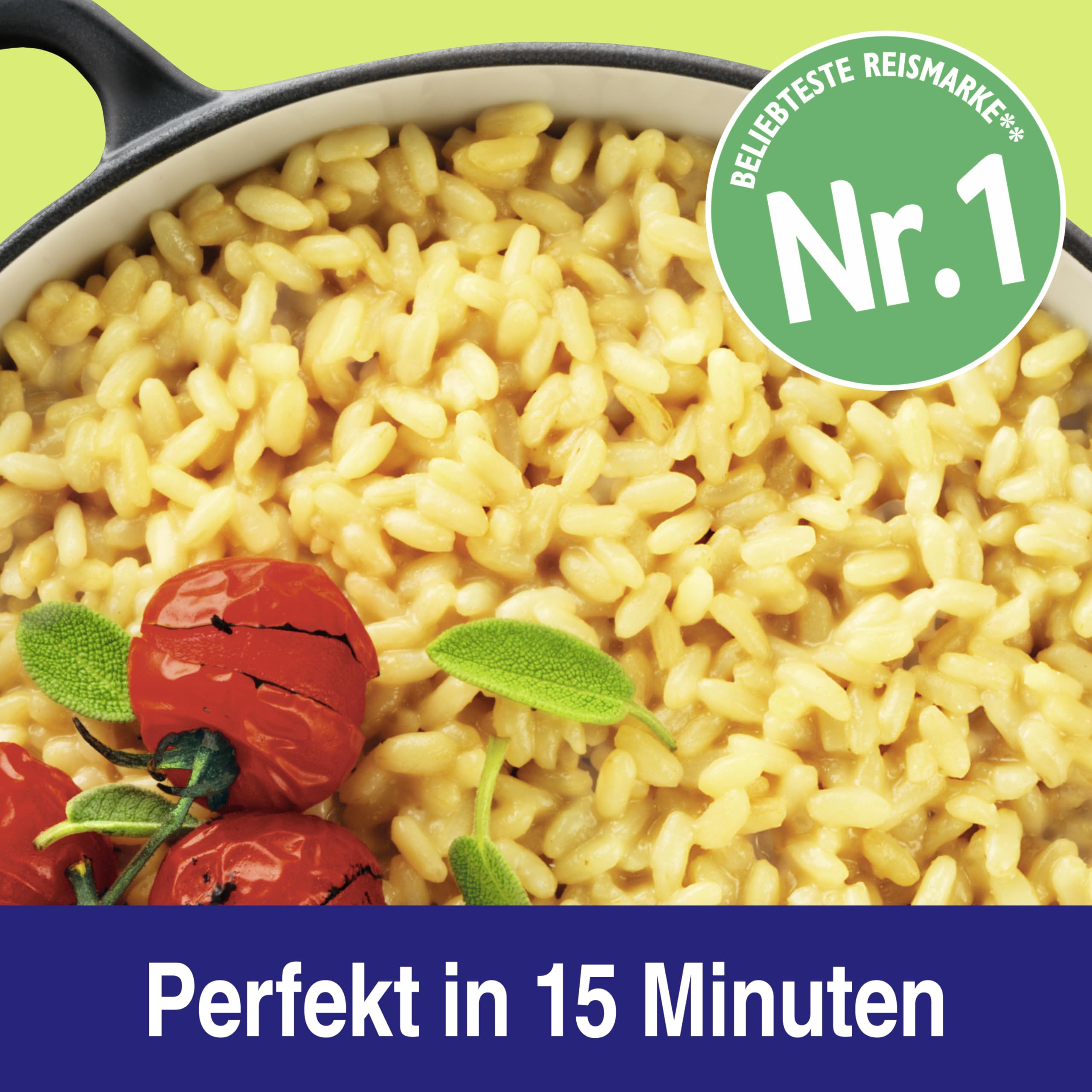 BEN'S ORIGINAL™ Loser Reis Risotto 12x500g | Risotto Reis lose, Cremiges Ergebnis, Ideal für klassisches Risotto