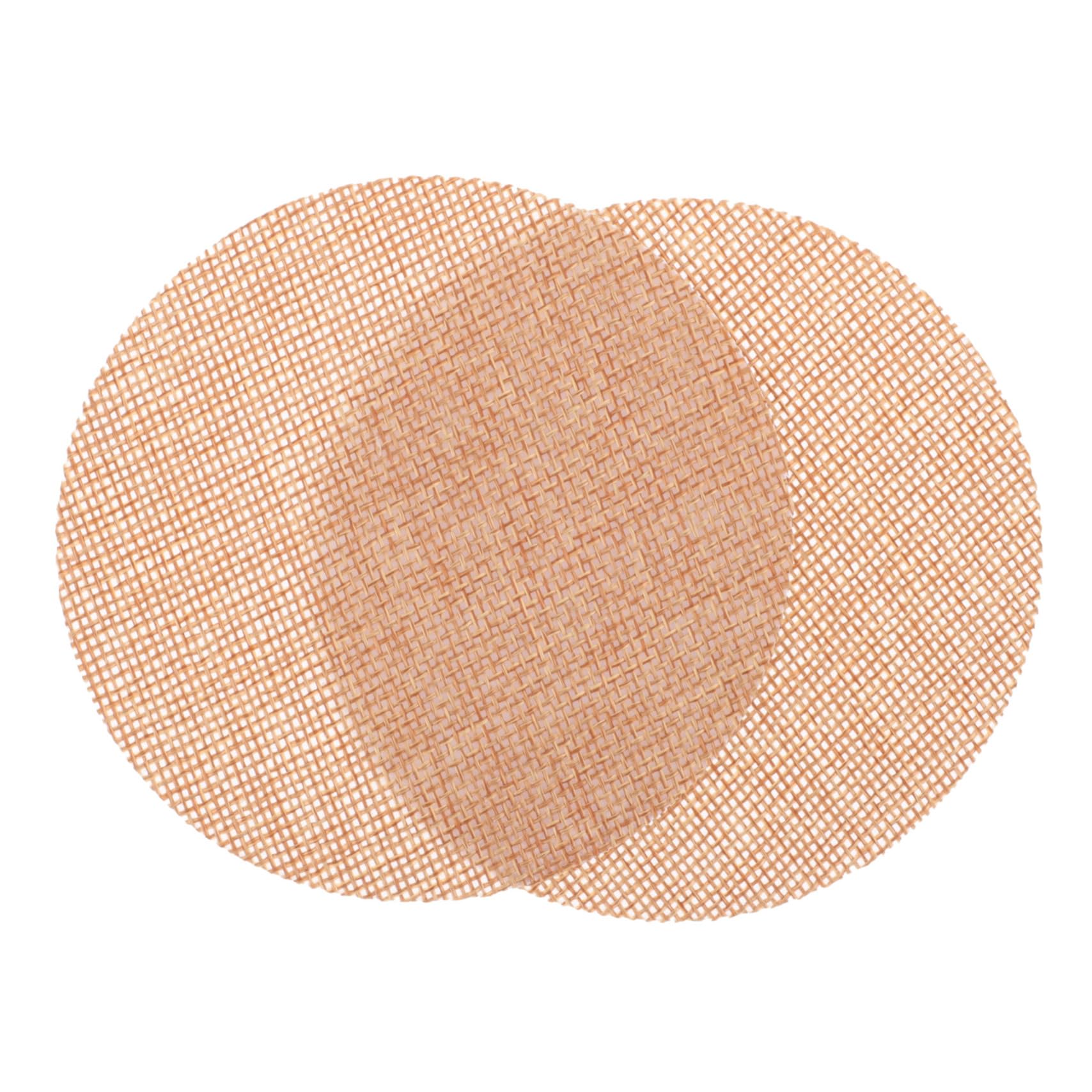 HOLIDYOYO Lamp Bottom Cover 2pcs Round Light Diffuser for Pendant Light Lampshade Accessories Fabric Diffusers for Easy Matching