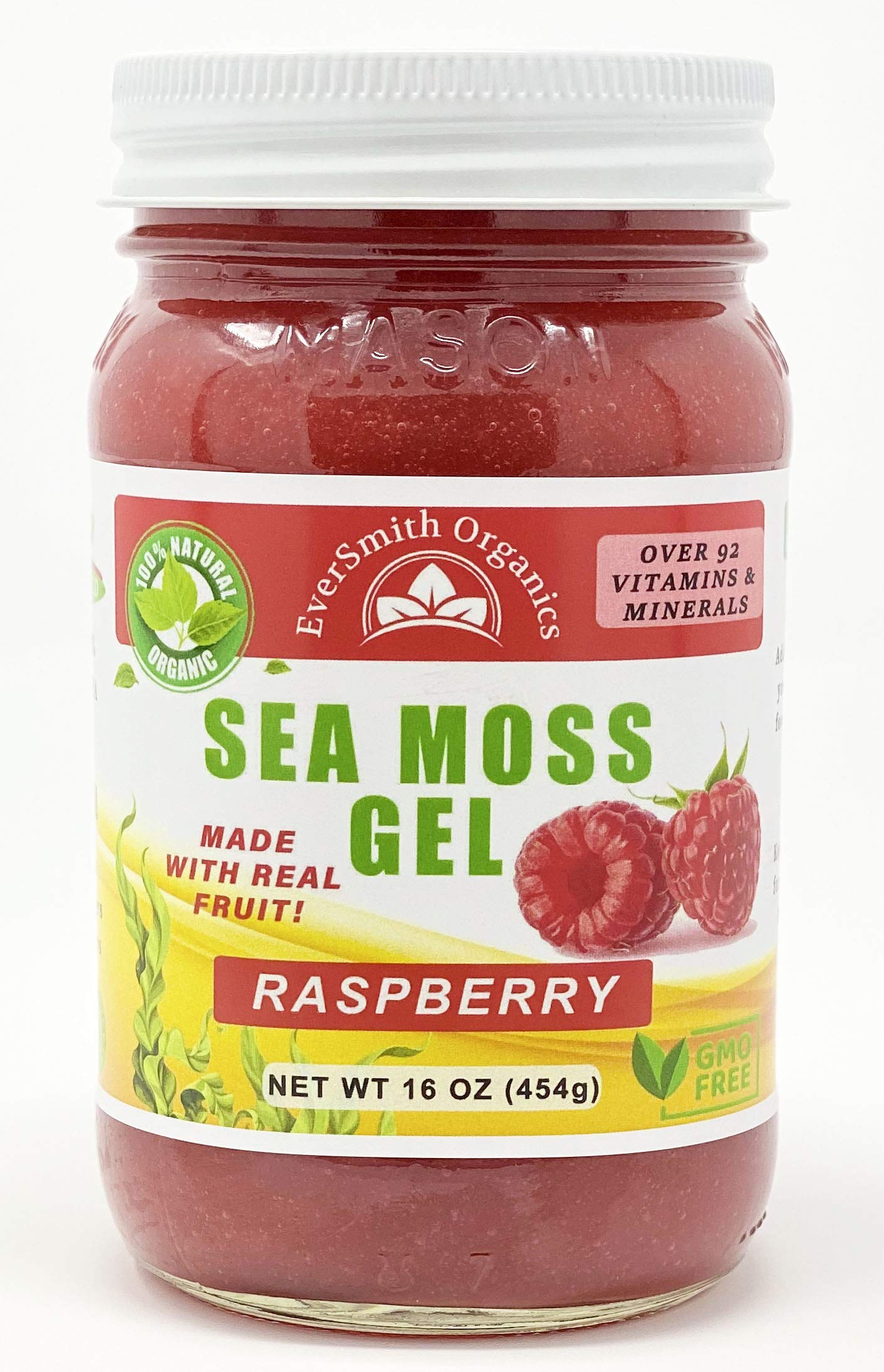 Buy Organic Sea Moss Gel (8 Flavors) - 16 Ounce - Real Fruit ...